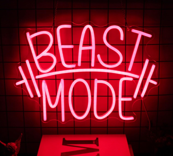 Neon Sign Beast Mode