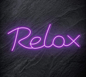 Neon Schild Relax