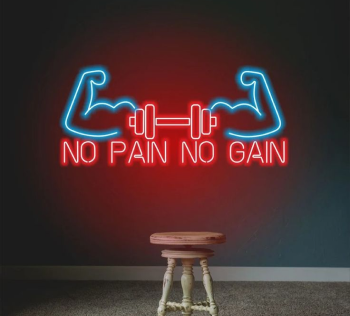 Neon Sign No Pain No Gain