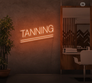 Neon Schild Tanning