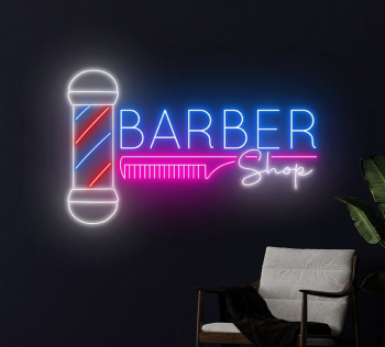 Neon Sign Barber Shop