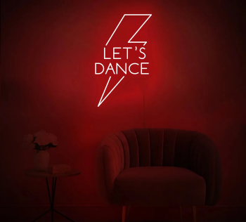 Neon sign Let’s Dance