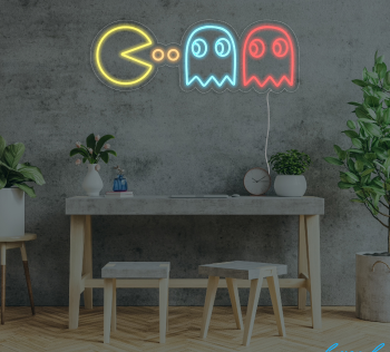 Neon Sign Pac Man