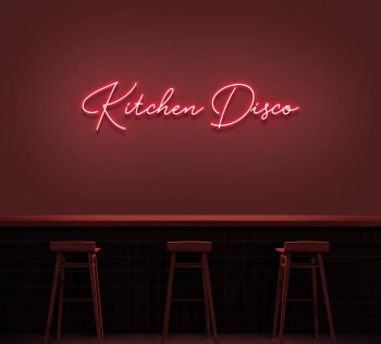 Neon Sign Kitchen Disco