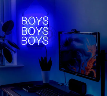 Neon Sign Boys Boys Boys