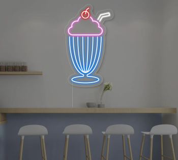 Neon Sign Milkshake