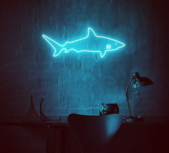 Neon Sign Shark