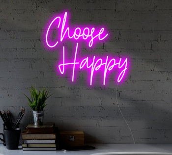 Neon Sign Hapiness