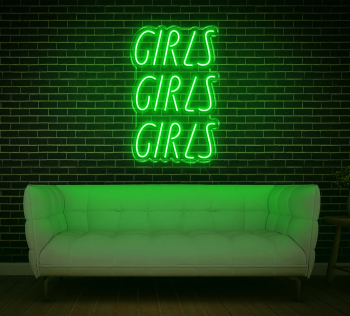 Neon Sign Girls Girls Girls