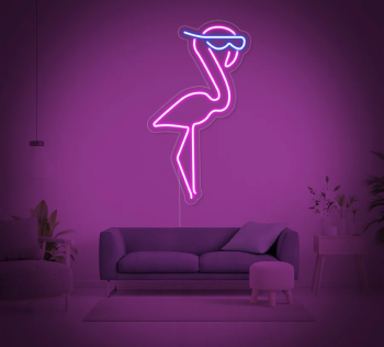 Neon Sign Flamingo