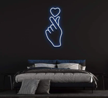 Neon Sign Love Hand