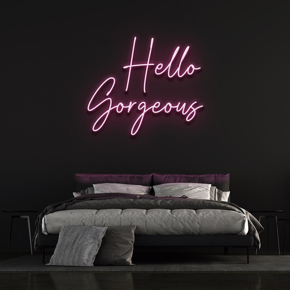 Neon Hello Sign